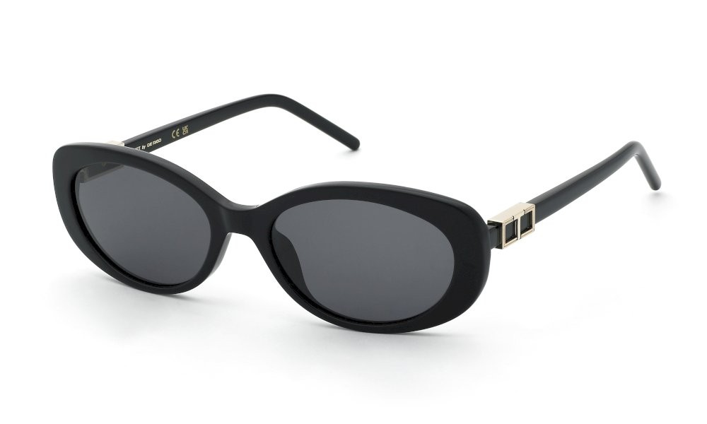 Sunglasses Twinset STW142 (0700) color nero lucido lenses smoke
