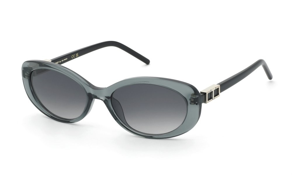 Sunglasses Twinset STW142 (0819) color grigio trasparente lucido lenses smoke gradient