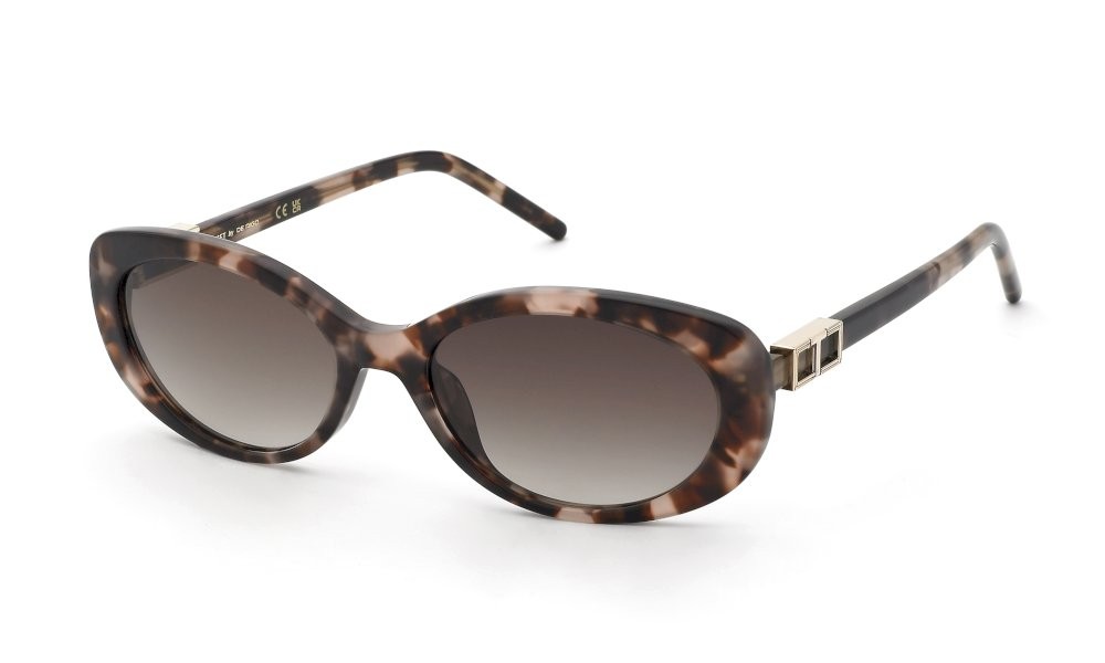Sunglasses Twinset STW142 (0XAP) color fantasia marrone lenses brown gradient