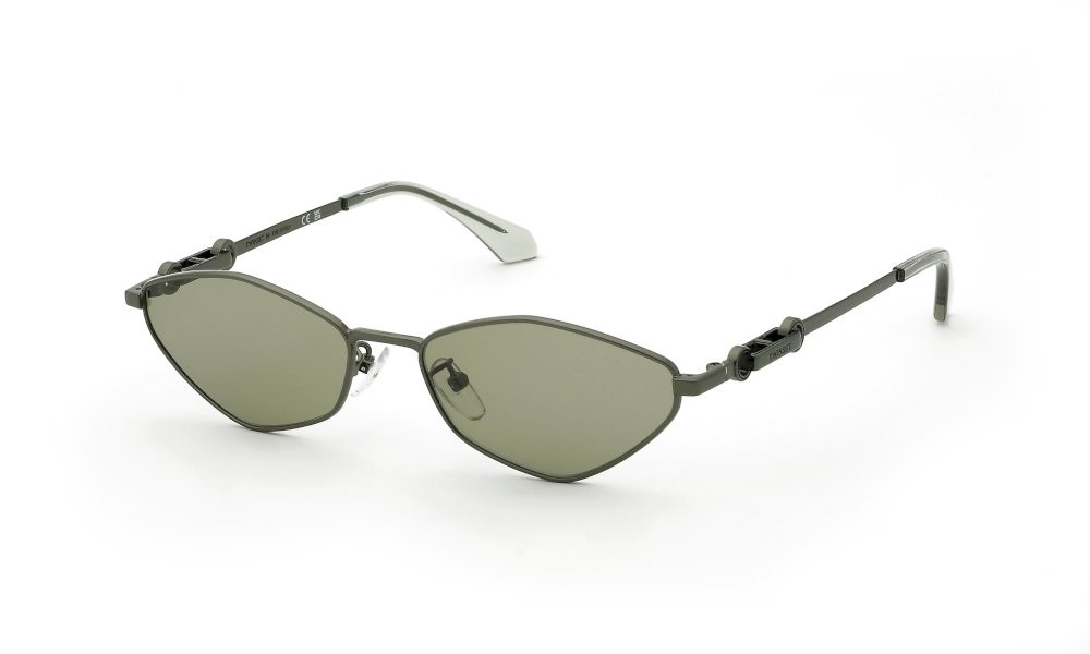 Occhiali da sole Twinset STW150 (0JA5) colore verde oliva lucido lenti green