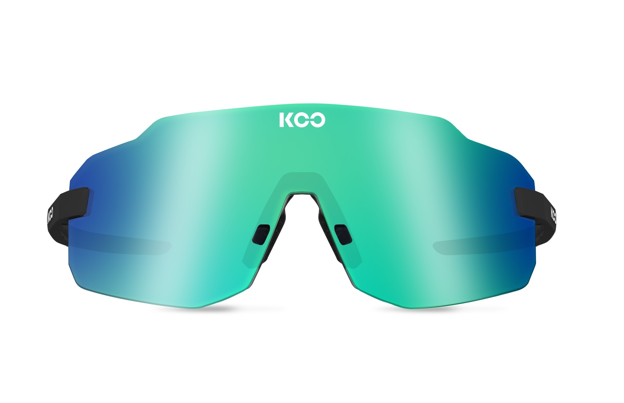 Occhiali da sole Koo Supernova OEY00007912 colore supernova black matt lenti green mirror lens