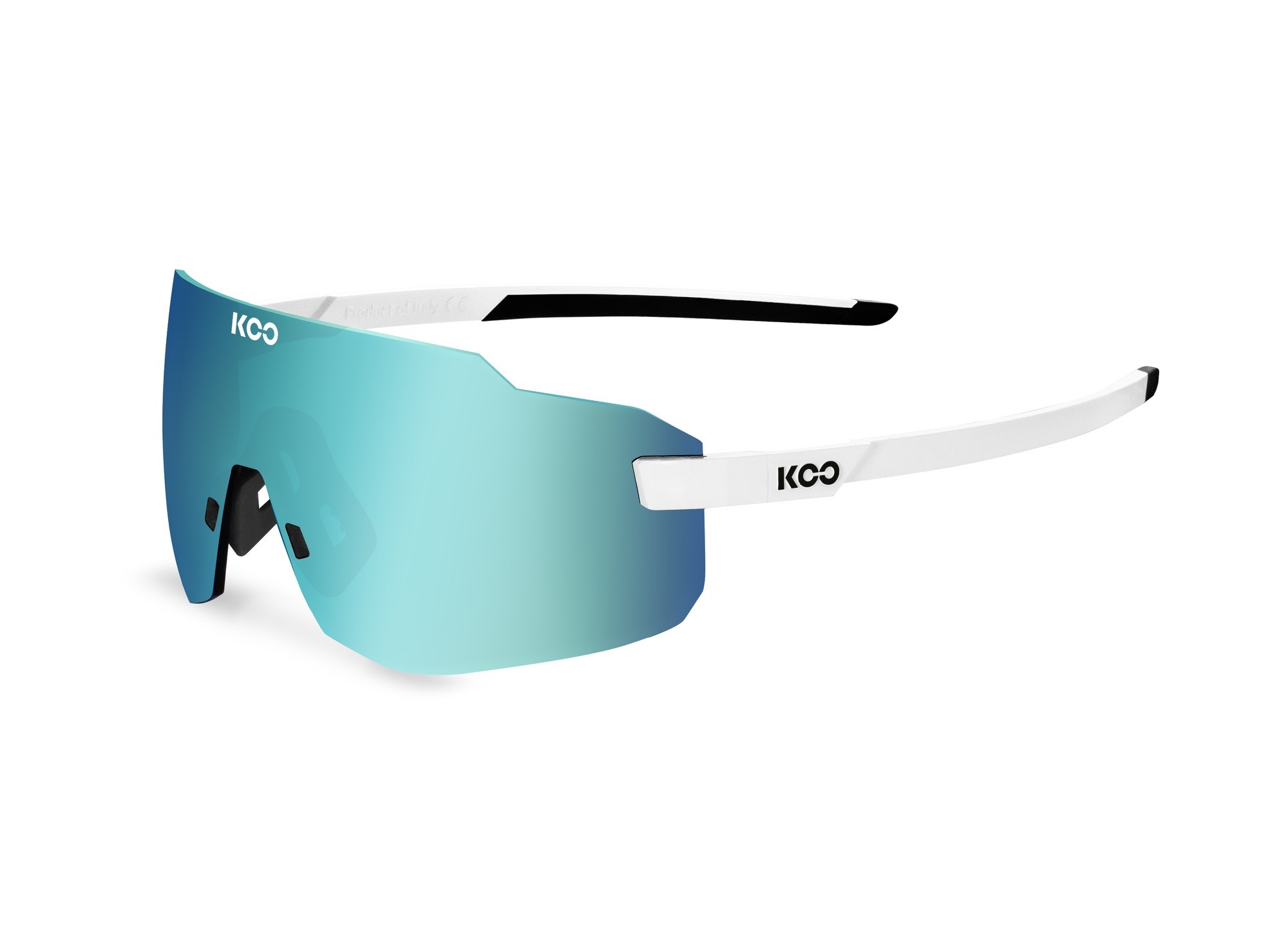Occhiali da sole Koo Supernova OEY00007699 colore supernova white lenti turquoise mirror lens