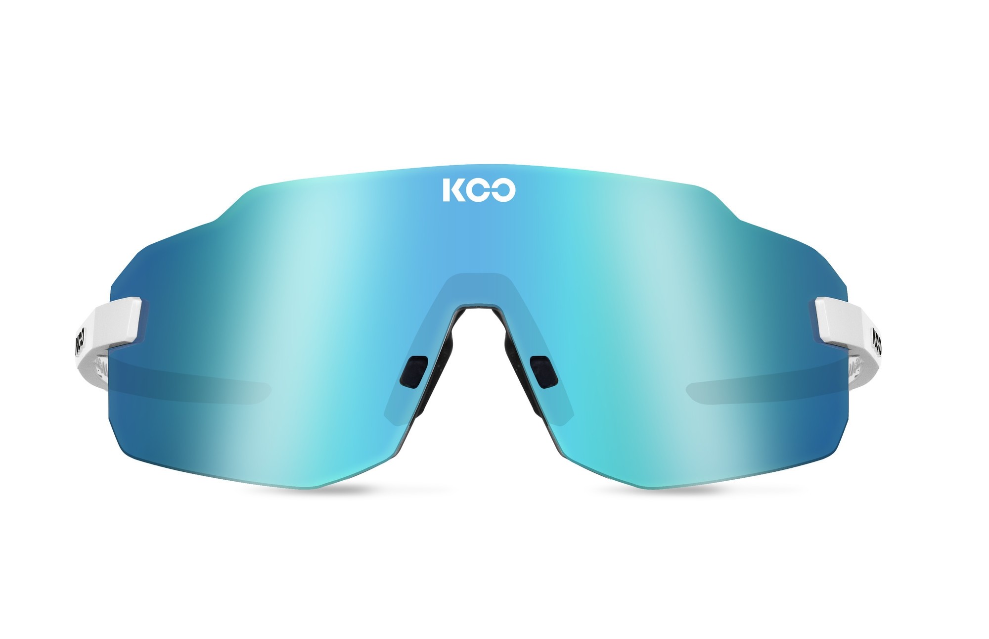 Occhiali da sole Koo Supernova OEY00007699 colore supernova white lenti turquoise mirror lens