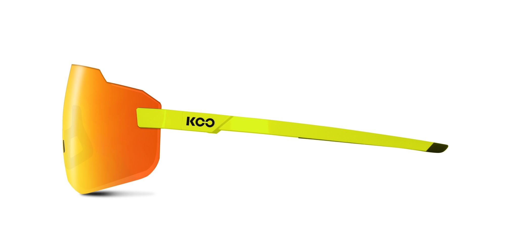 Occhiali da sole Koo Supernova OEY00007902 colore supernova yellow fluo red lenti red mirror lens