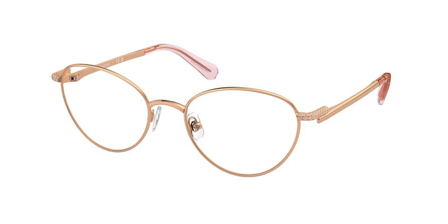 Eyeglasses Swarovski SK 1002 (4014) color oro rosé shape oval lenses lente demo