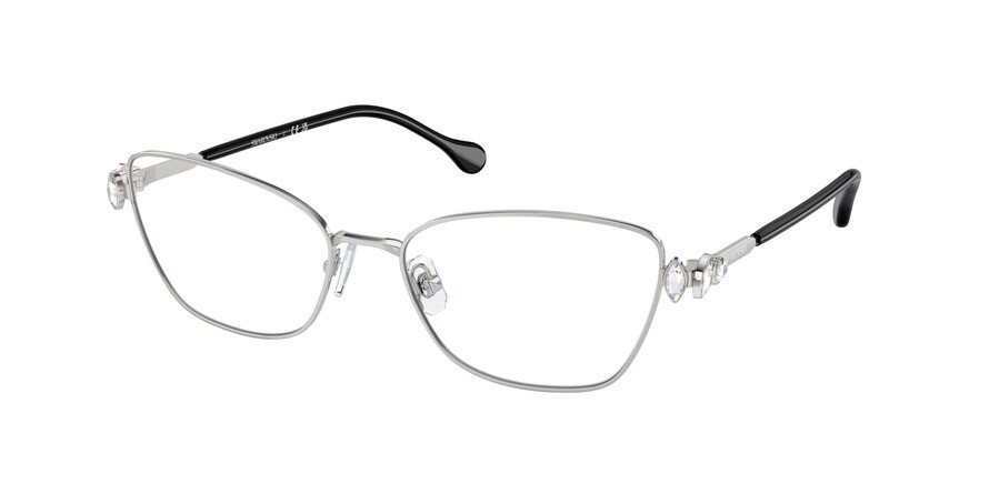 Occhiali da vista Swarovski SK 1006 (4001) colore argento forma quadrato lenti lente demo