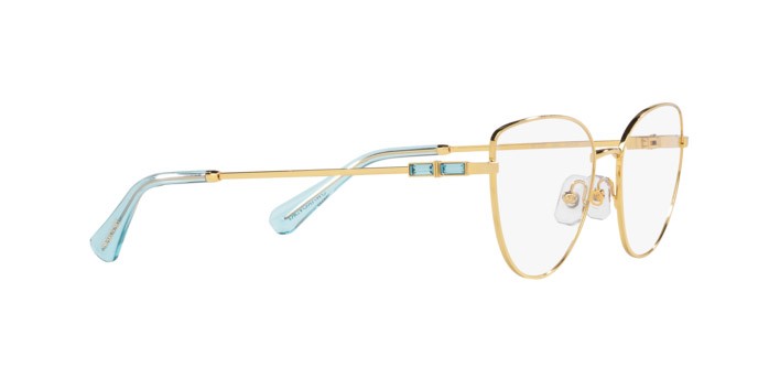 Eyeglasses Swarovski SK 1007 (4021) color oro shape cat eye lenses lente demo