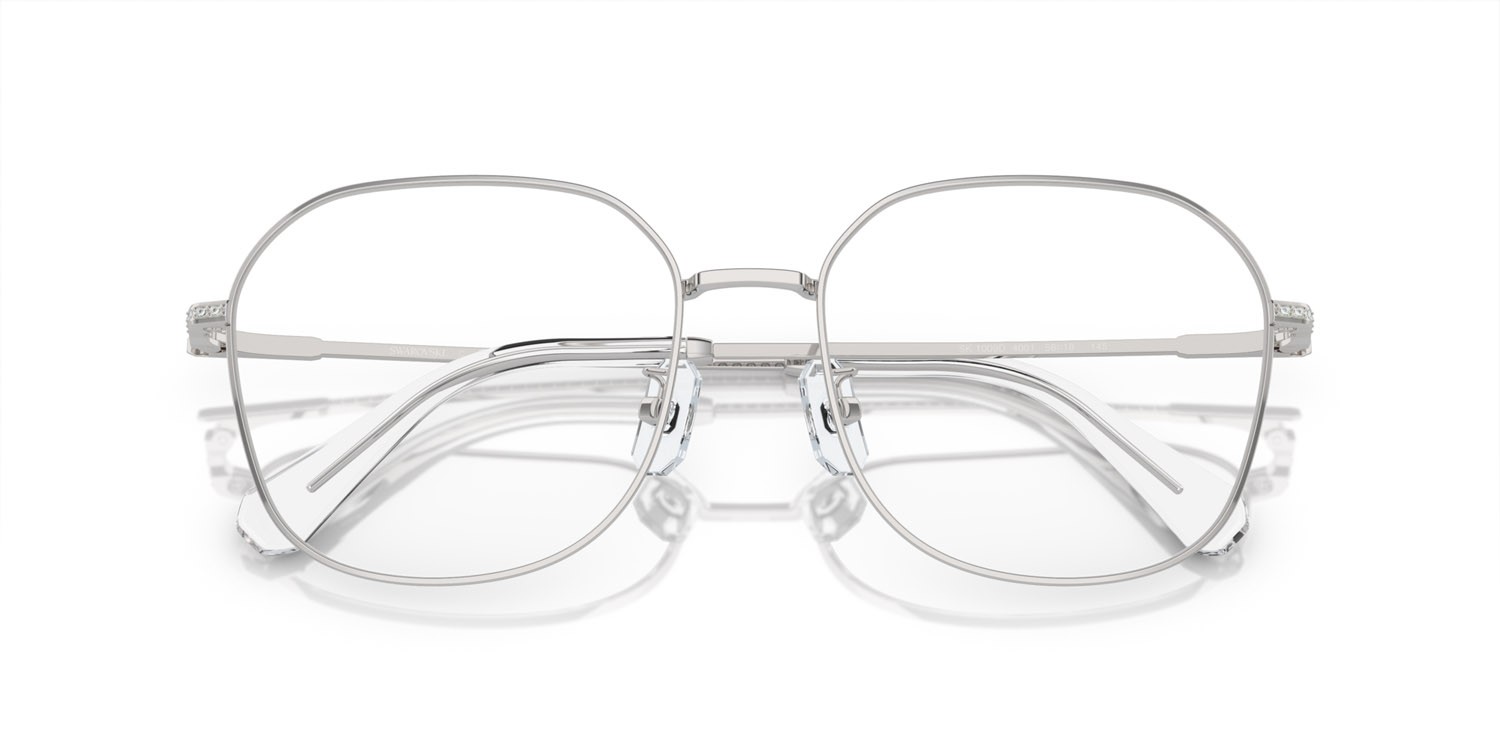 Brillen Swarovski SK 1009D (4001) farbe argento form unregelmäßig gläser lente demo