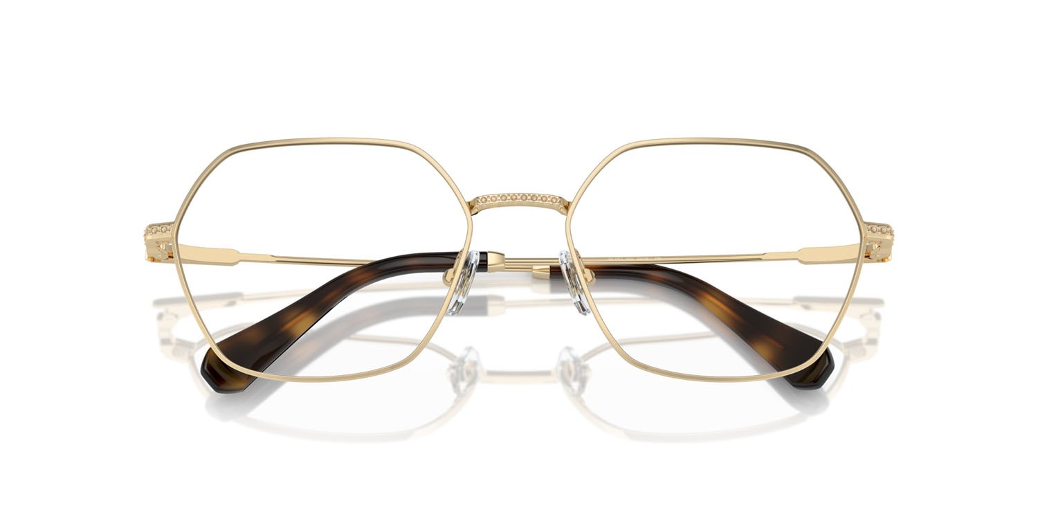 Eyeglasses Swarovski SK 1011 (4013) color oro pallido shape irregular lenses lente demo