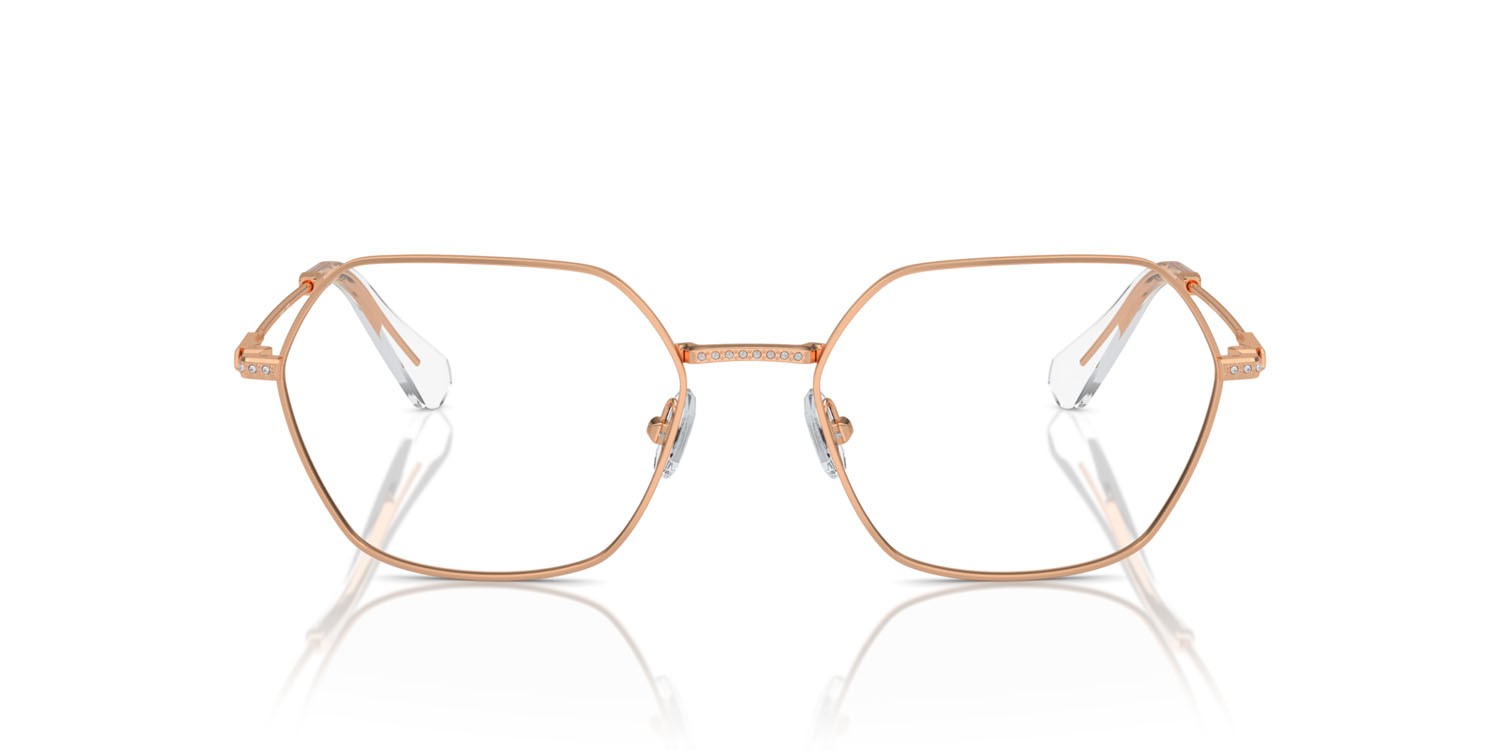 Eyeglasses Swarovski SK 1011 (4014) color oro rose shape irregular lenses lente demo