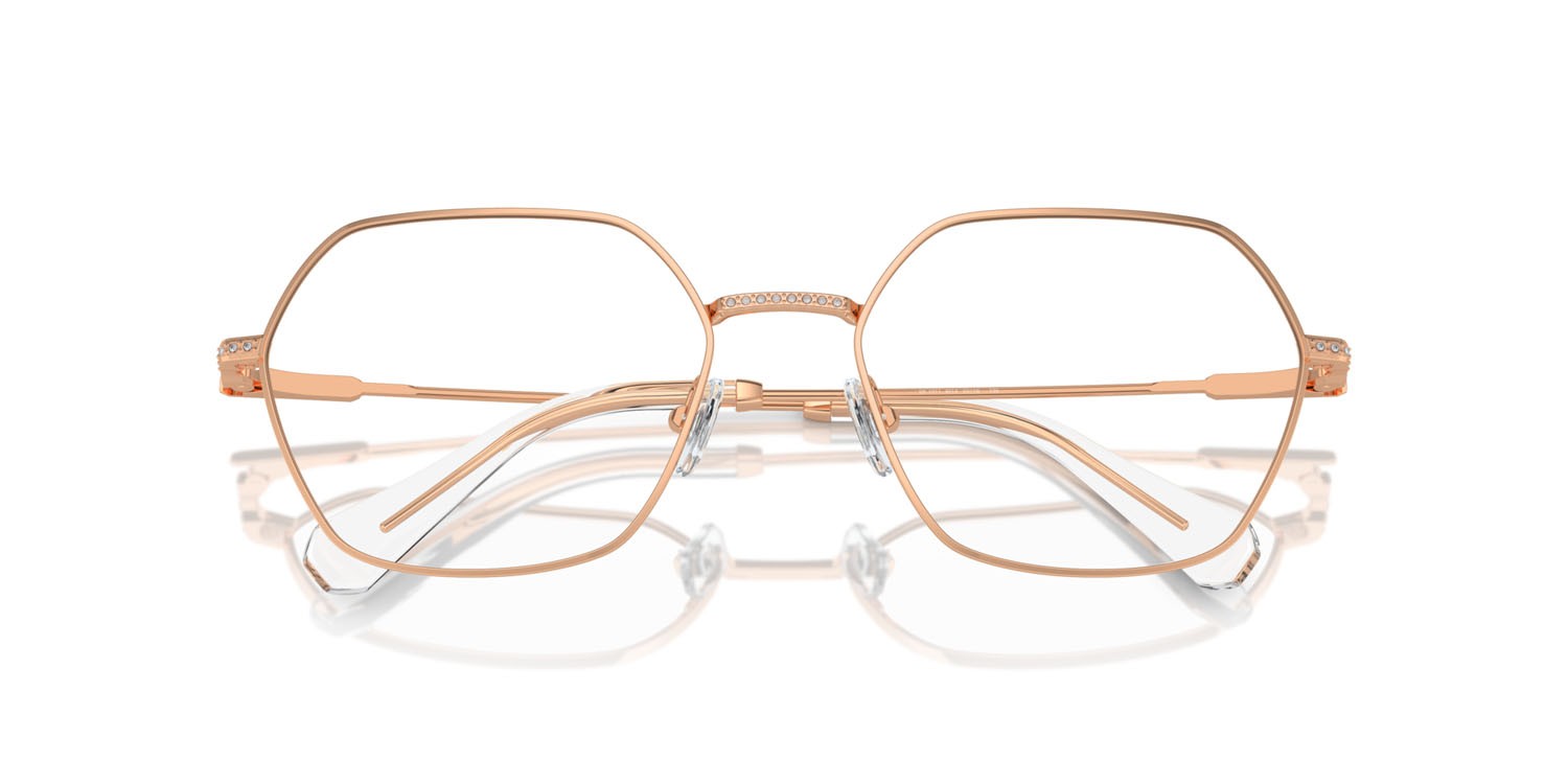 Eyeglasses Swarovski SK 1011 (4014) color oro rose shape irregular lenses lente demo