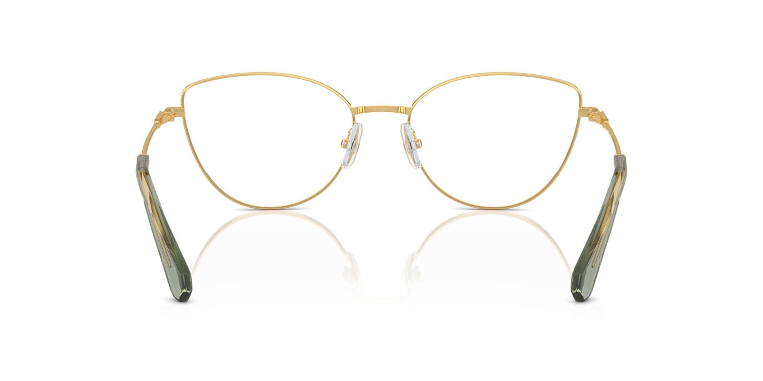 Eyeglasses Swarovski SK 1012 (4004) color oro shape cat eye lenses lente demo