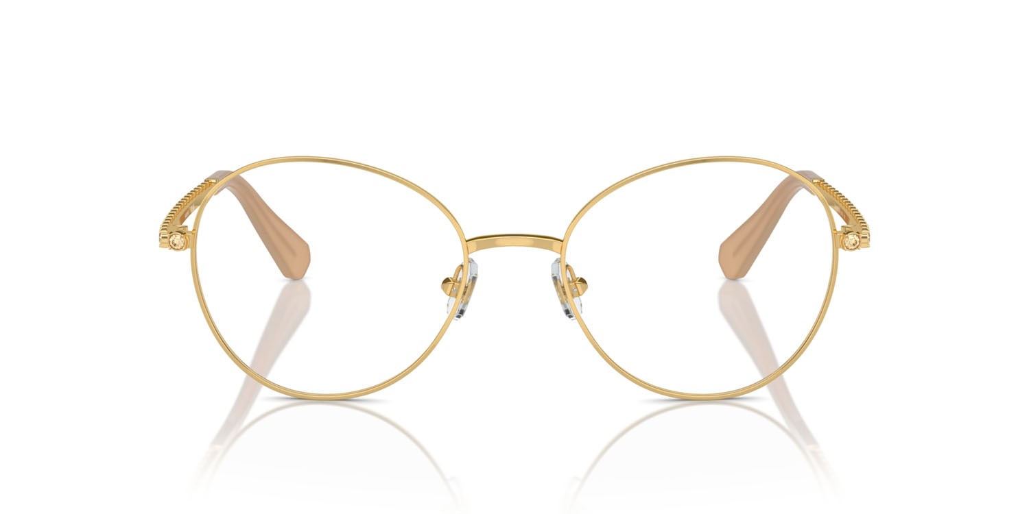 Eyeglasses Swarovski SK 1013 (4004) color oro shape round lenses lente demo