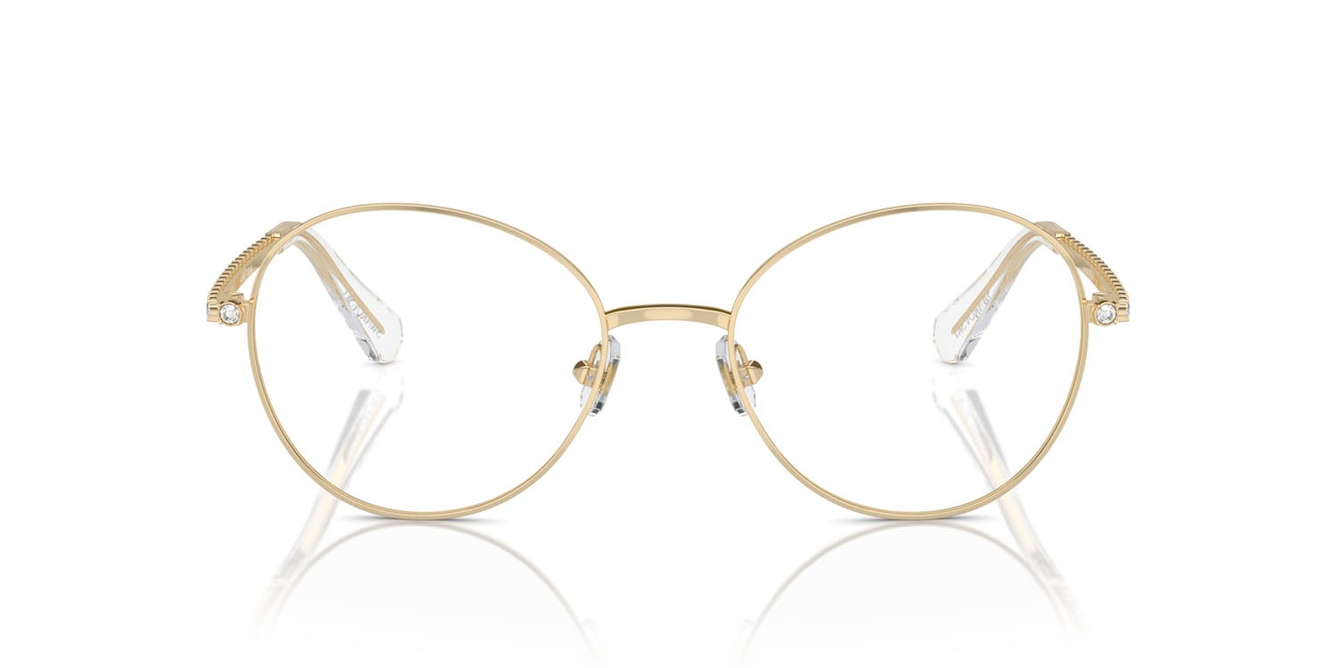 Eyeglasses Swarovski SK 1013 (4013) color oro pallido shape round lenses lente demo