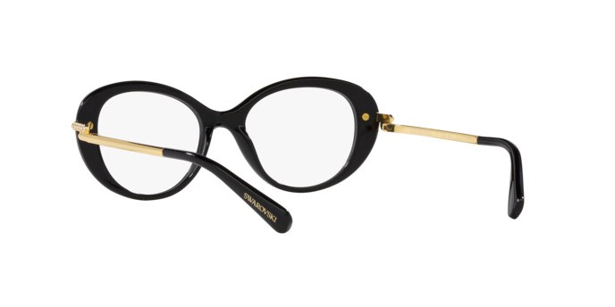 Eyeglasses Swarovski SK 2001 (1001) color nero shape oval lenses lente demo