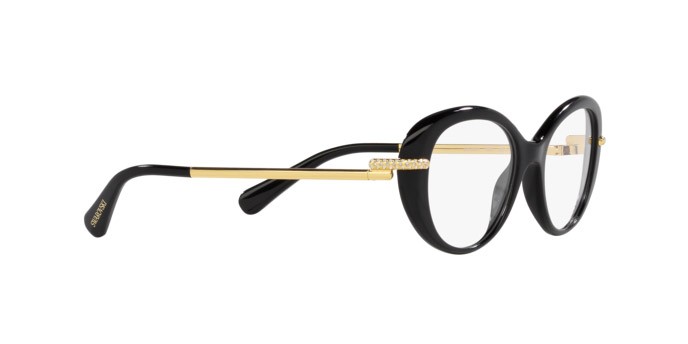 Eyeglasses Swarovski SK 2001 (1001) color nero shape oval lenses lente demo