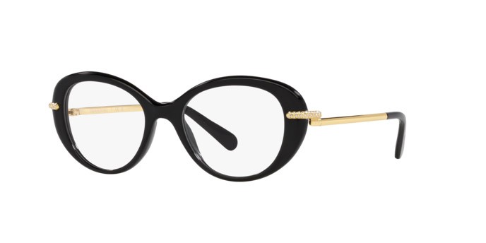 Eyeglasses Swarovski SK 2001 (1001) color nero shape oval lenses lente demo