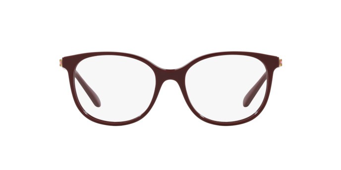 Eyeglasses Swarovski SK 2002 (1008) color borgogna tinta unita shape square lenses lente demo