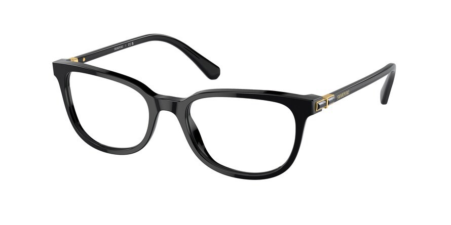 Eyeglasses Swarovski SK 2003 (1001) color nero shape rectangle lenses lente demo
