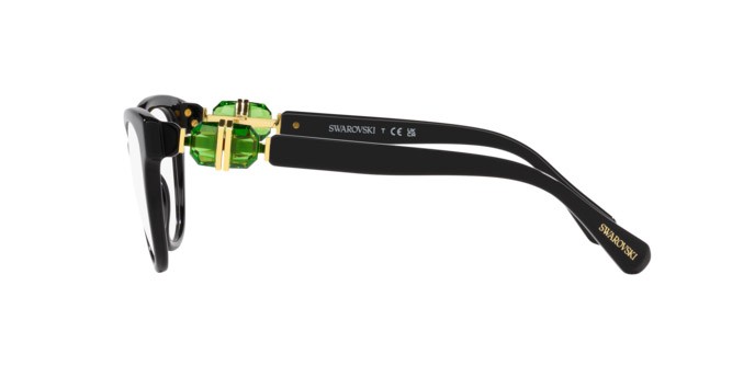 Eyeglasses Swarovski SK 2004 (1001) color nero shape round lenses lente demo