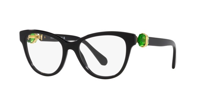 Eyeglasses Swarovski SK 2004 (1001) color nero shape round lenses lente demo