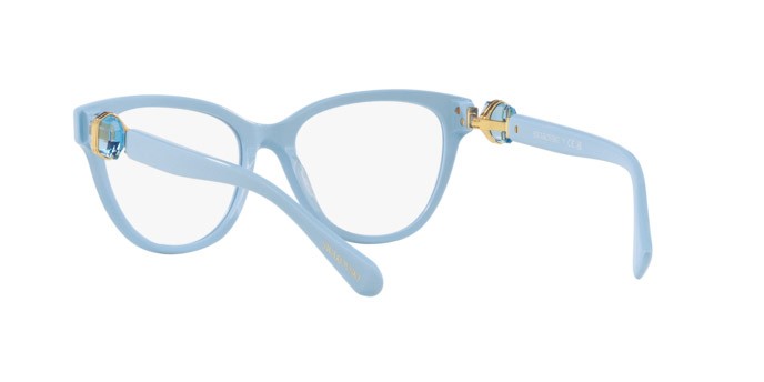 Eyeglasses Swarovski SK 2004 (1006) color azzurro shape round lenses lente demo