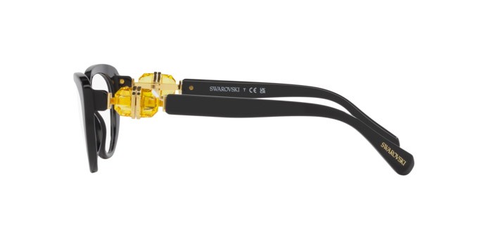 Eyeglasses Swarovski SK 2005 (1037) color nero shape cat eye lenses lente demo