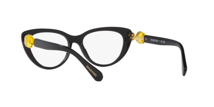 Eyeglasses Swarovski SK 2005 (1037) color nero shape cat eye lenses lente demo