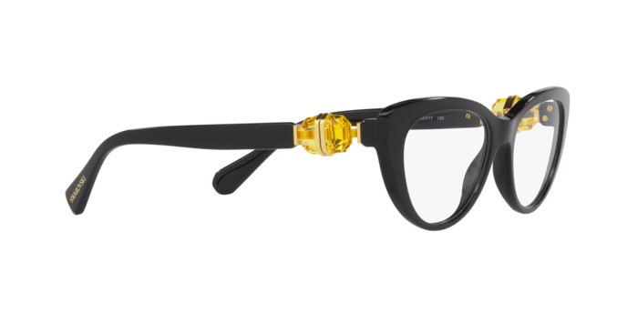 Eyeglasses Swarovski SK 2005 (1037) color nero shape cat eye lenses lente demo