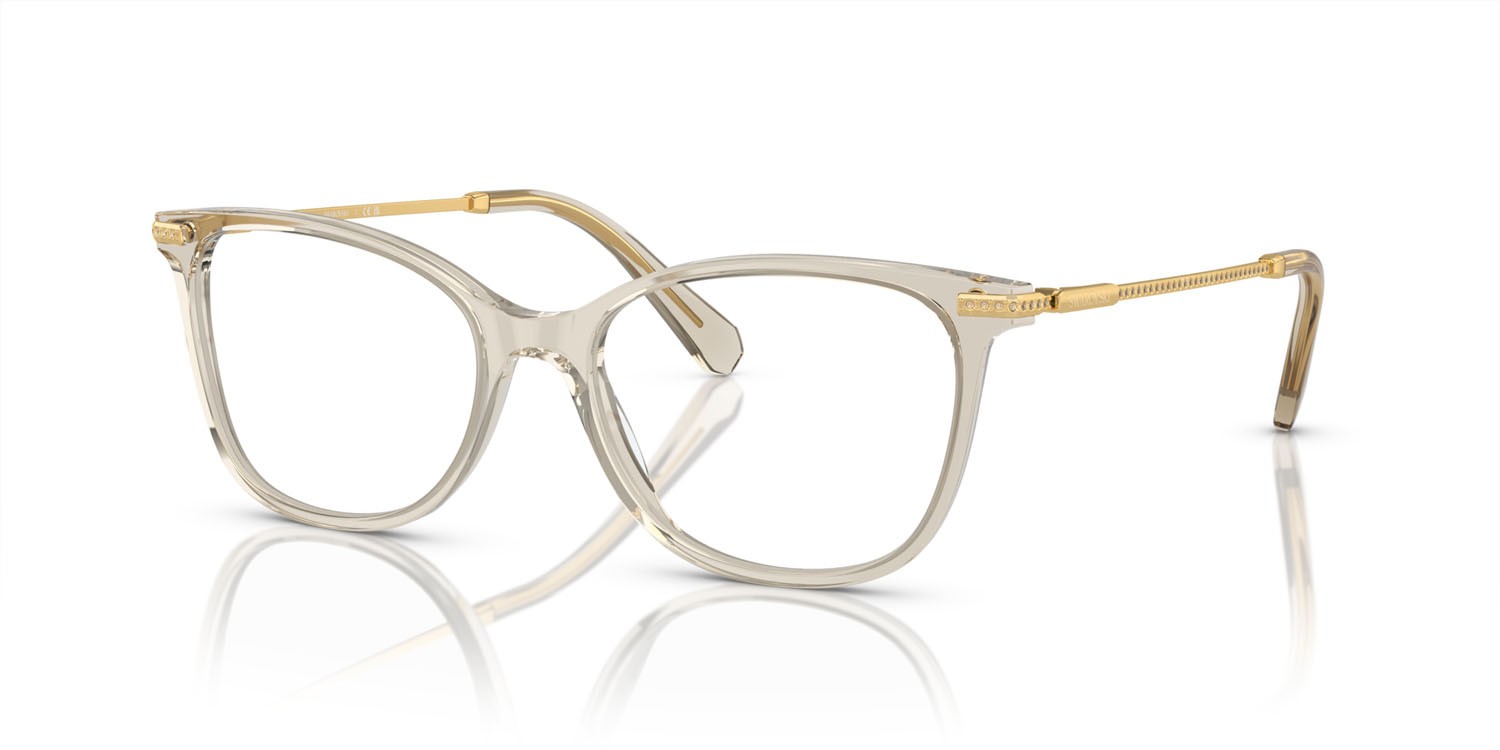 Eyeglasses Swarovski SK 2010 (3003) color beige trasparente shape square lenses lente demo