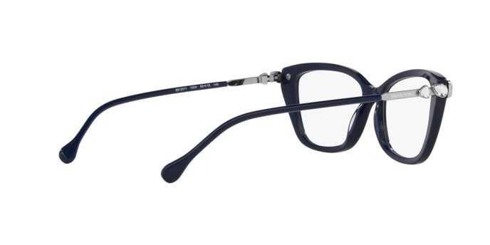 Eyeglasses Swarovski SK 2011 (1004) color blu shape cat eye lenses lente demo