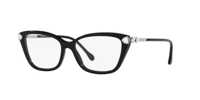 Eyeglasses Swarovski SK 2011 (1038) color nero shape cat eye lenses lente demo