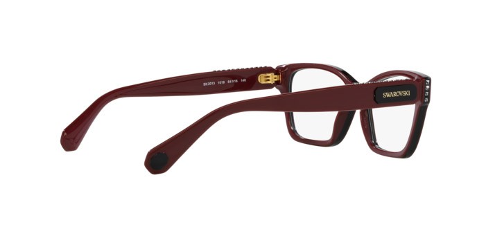 Eyeglasses Swarovski SK 2013 (1019) color blue light/blue shape rectangle lenses lente demo