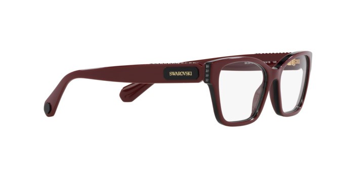 Eyeglasses Swarovski SK 2013 (1019) color blue light/blue shape rectangle lenses lente demo