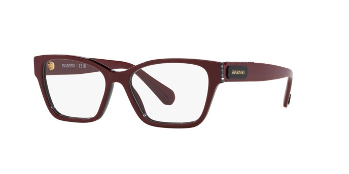 Eyeglasses Swarovski SK 2013 (1019) color blue light/blue shape rectangle lenses lente demo