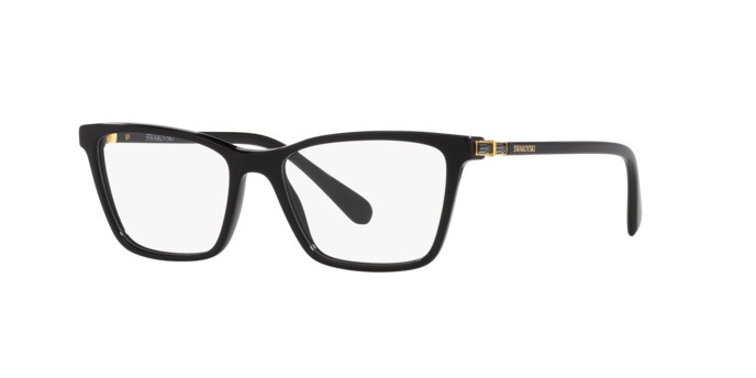 Eyeglasses Swarovski SK 2015 (1001) color nero shape rectangle lenses lente demo