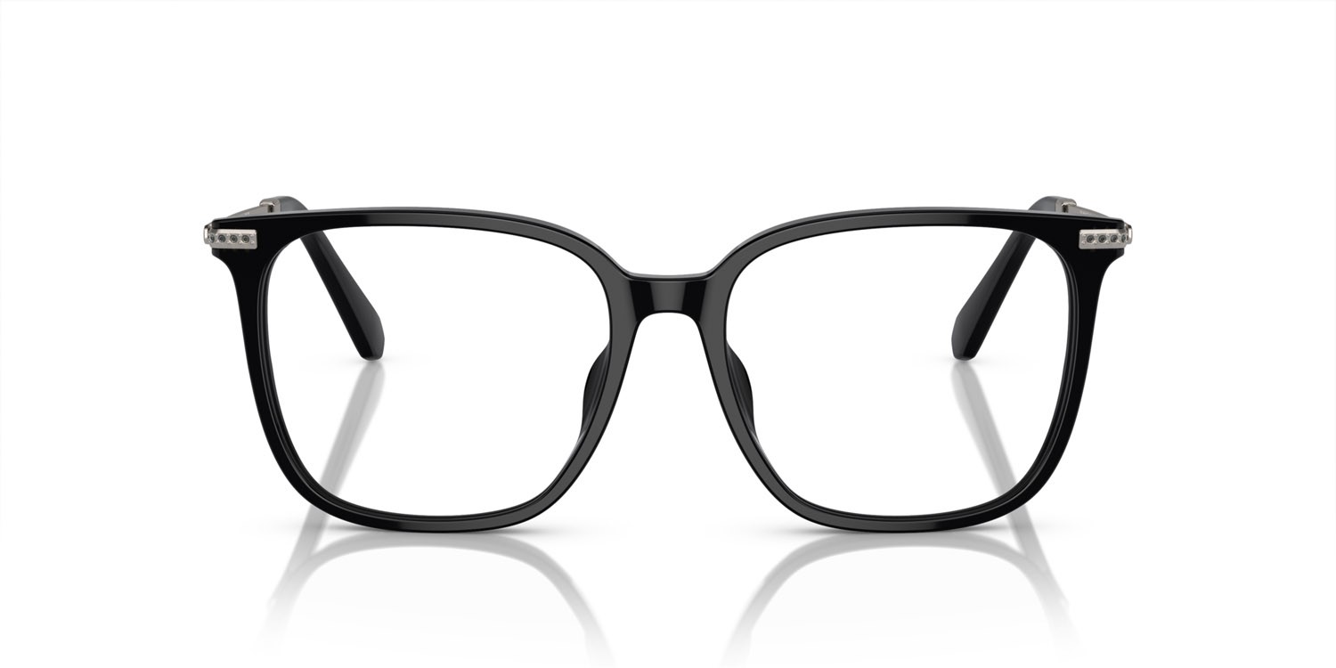 Eyeglasses Swarovski SK 2016D (1001) color nero shape square lenses lente demo