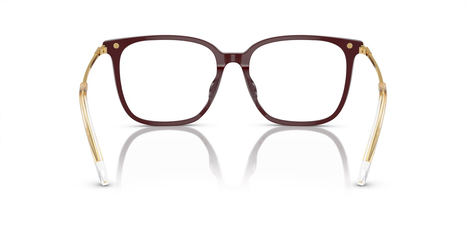 Occhiali da vista Swarovski SK 2016D (1008) colore vinaccia forma quadrato lenti lente demo