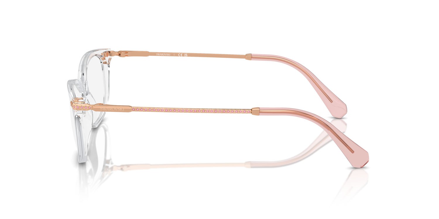 Eyeglasses Swarovski SK 2017 (1027) color trasparente shape rectangle lenses lente demo