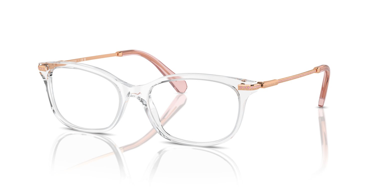 Eyeglasses Swarovski SK 2017 (1027) color trasparente shape rectangle lenses lente demo
