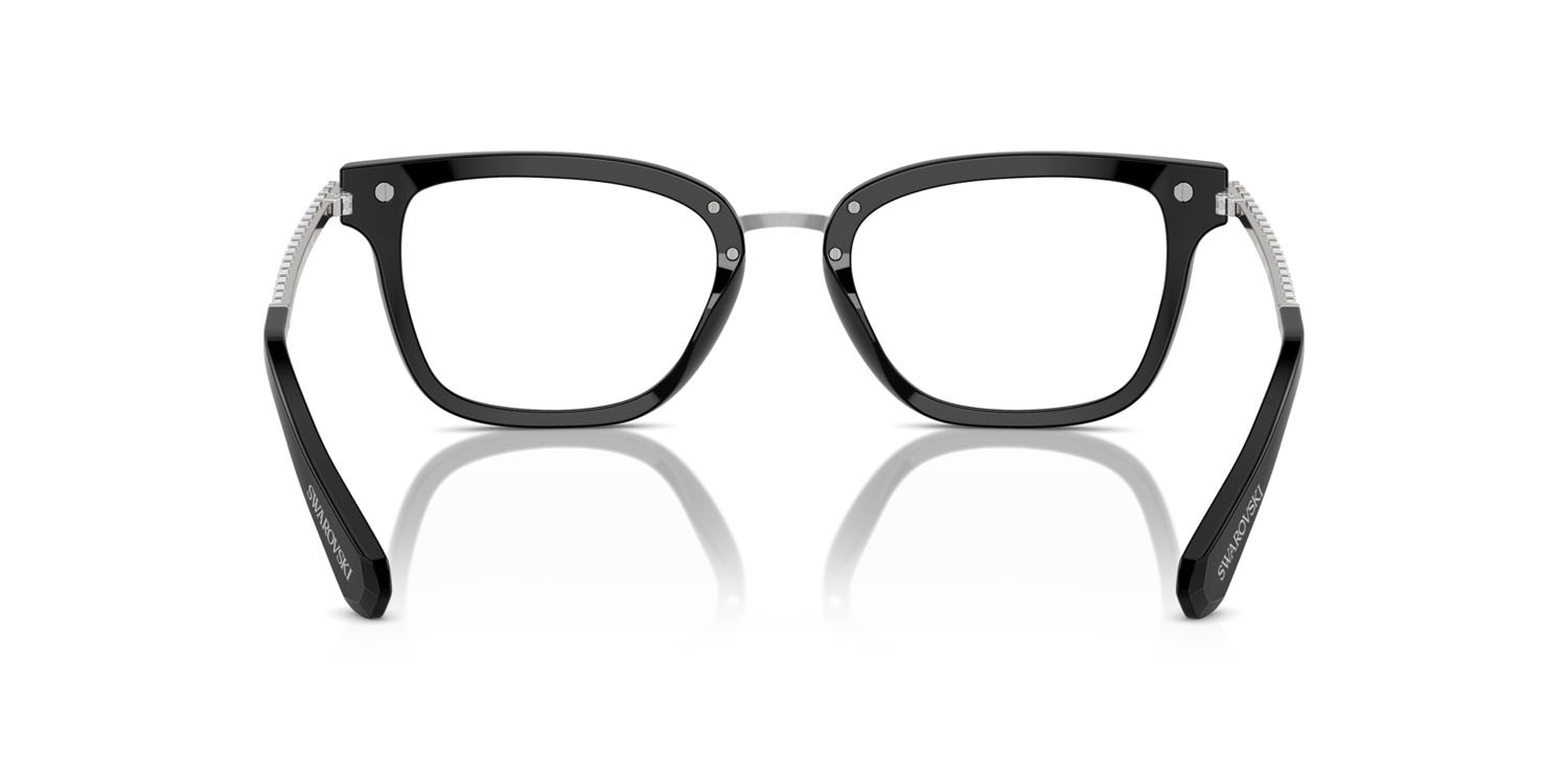 Eyeglasses Swarovski SK 2018 (1001) color nero shape square lenses lente demo
