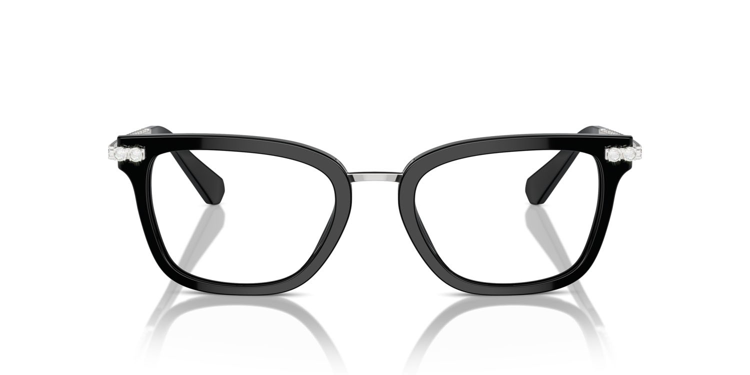 Eyeglasses Swarovski SK 2018 (1001) color nero shape square lenses lente demo
