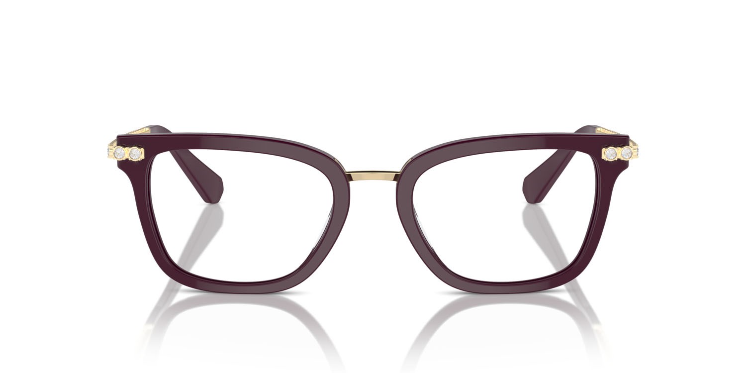 Eyeglasses Swarovski SK 2018 (1044) color vinaccia shape square lenses lente demo