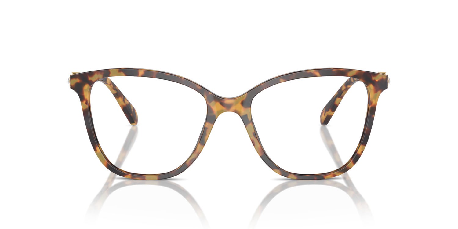 Eyeglasses Swarovski SK 2020 (1040) color havana shape square lenses lente demo