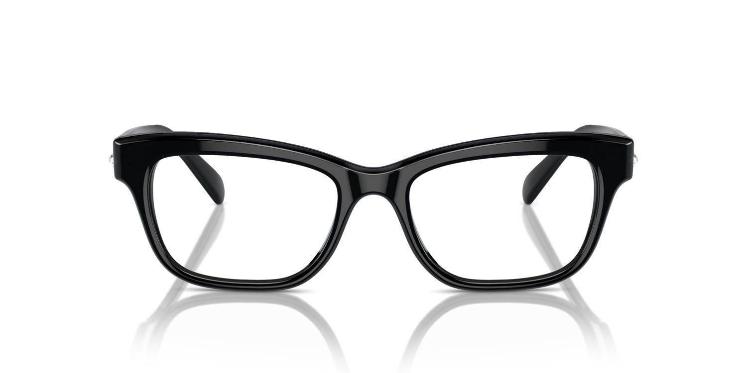 Eyeglasses Swarovski SK 2022 (1001) color nero shape square lenses lente demo