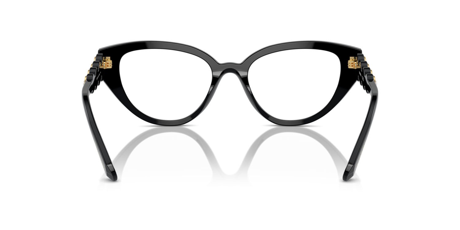 Eyeglasses Swarovski SK 2024 (1001) color nero shape irregular lenses lente demo
