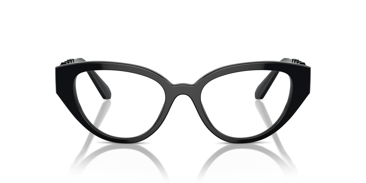 Eyeglasses Swarovski SK 2024 (1001) color nero shape irregular lenses lente demo