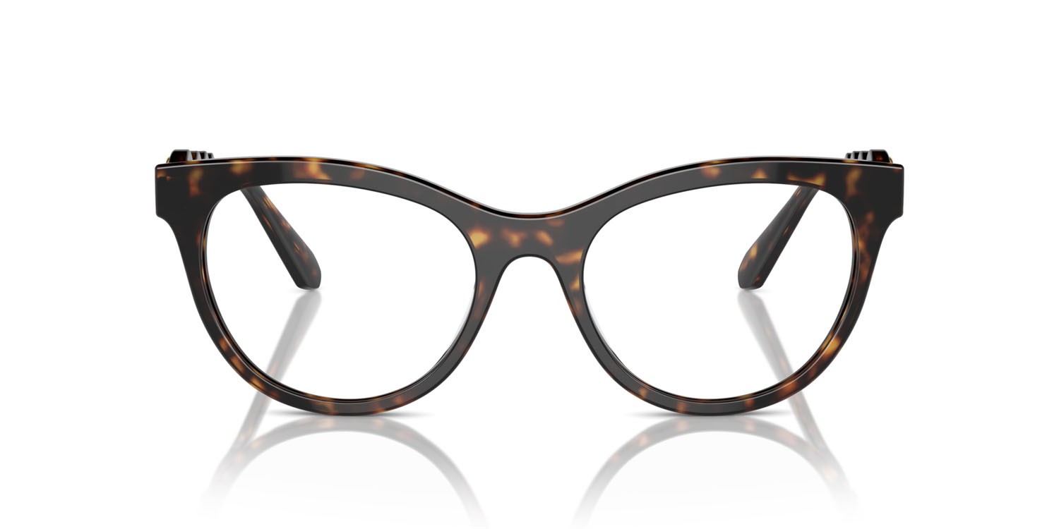 Occhiali da vista Swarovski SK 2025 (1002) colore havana scuro forma rotondo lenti lente demo