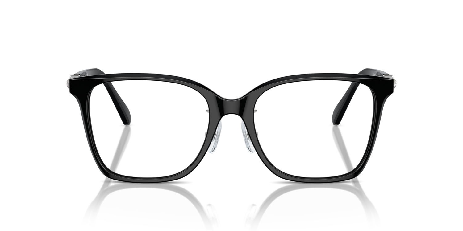 Eyeglasses Swarovski SK 2026D (1001) color nero shape irregular lenses lente demo