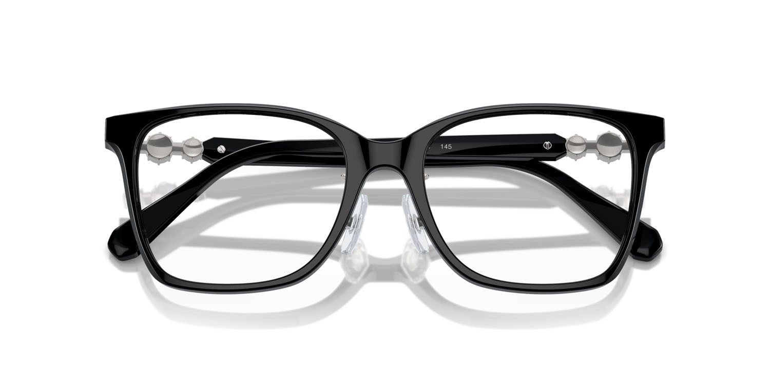 Eyeglasses Swarovski SK 2026D (1001) color nero shape irregular lenses lente demo